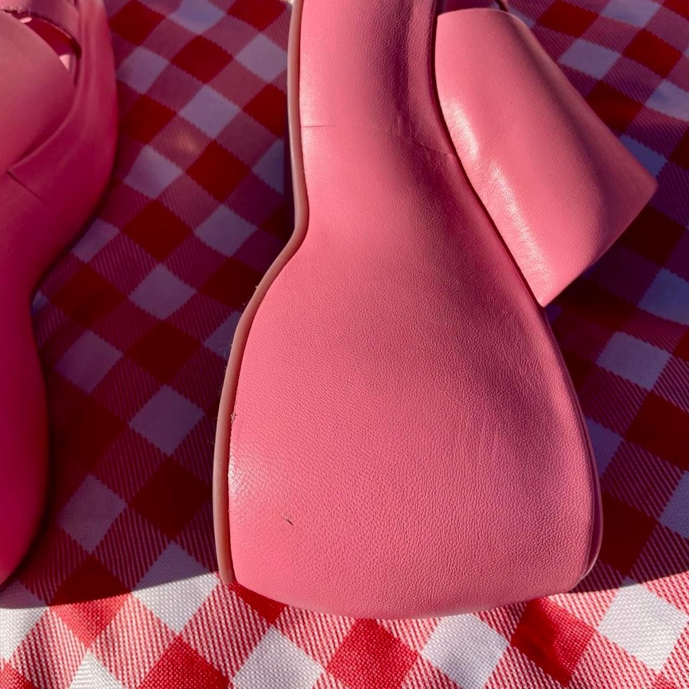 Free People Mila Minimal Wedge in Watermelon - Picture 6 of 8